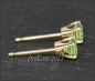 Preview: Ohrstecker 585 Gold Peridot grün 4,5,6,7mm